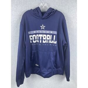 New Era Dallas Cowboys Hoodie Men's XL Blue Combine Authentic‎ NFL Football